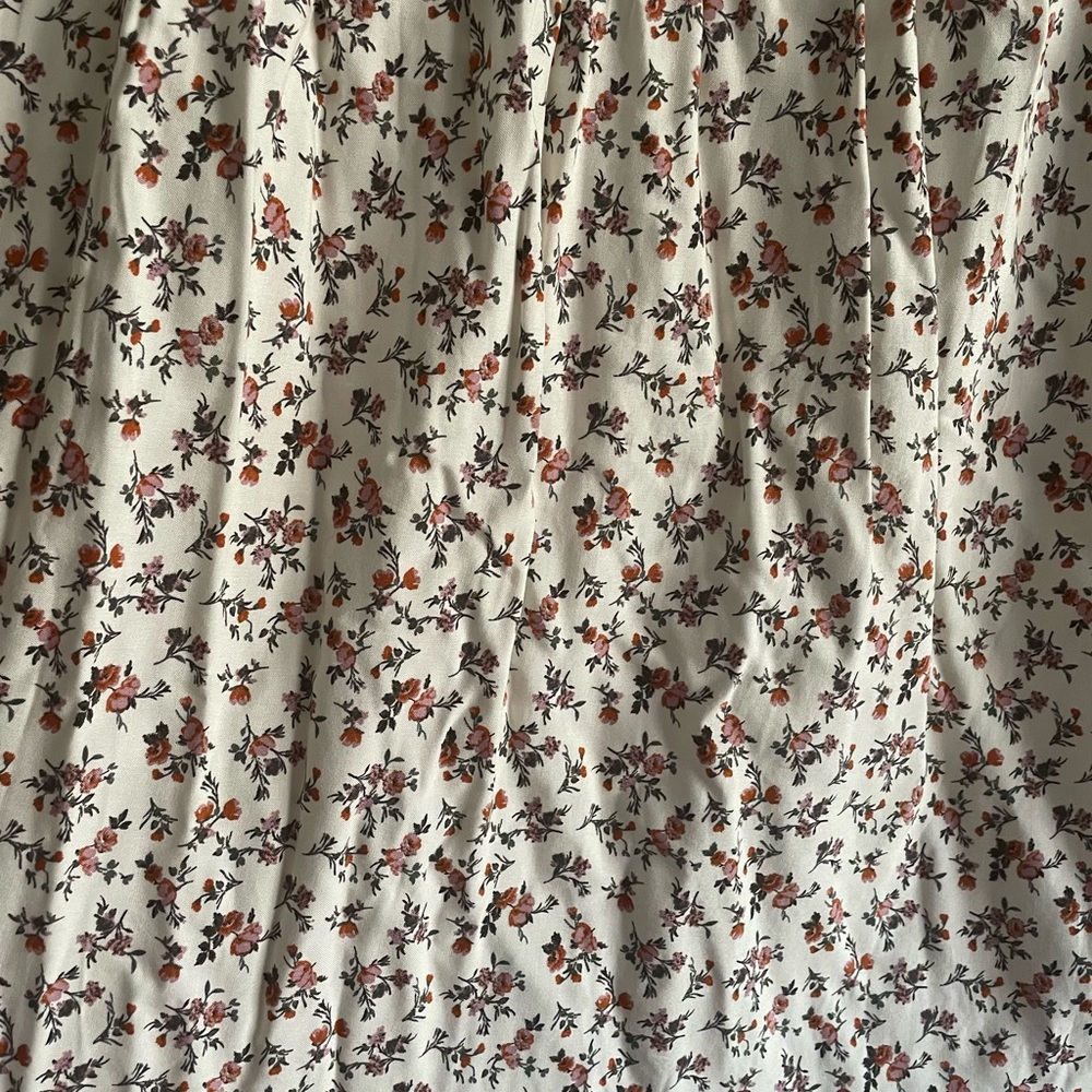 Floral spring mini dress